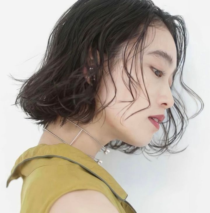 内巻きカールスタイル