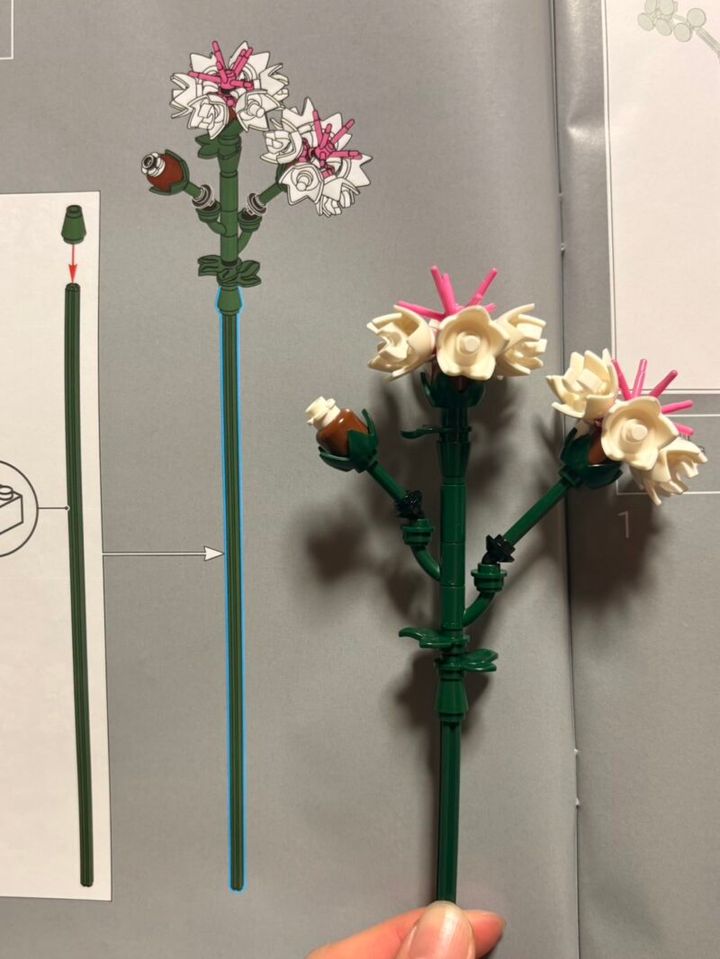 レゴ The Botanical Collection「ピンクのブーケ」