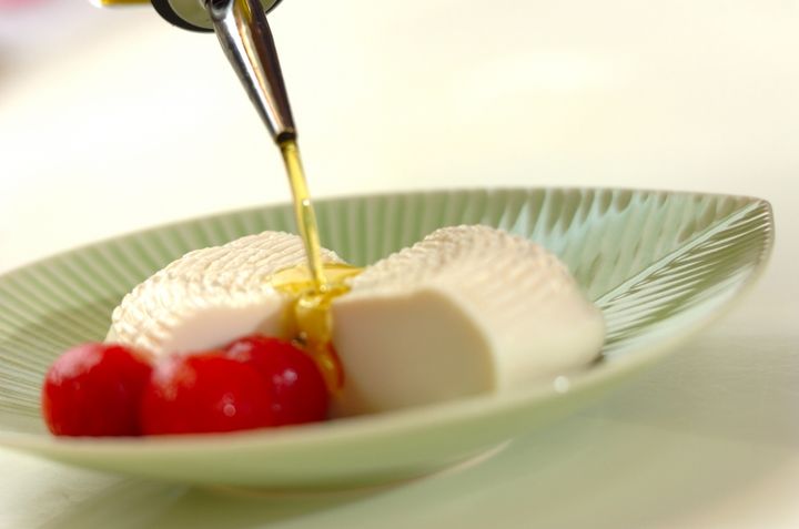 サラダ風冷奴の作り方1