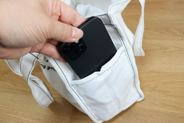 トートバッグ（サイドポケット付） サイドポケット