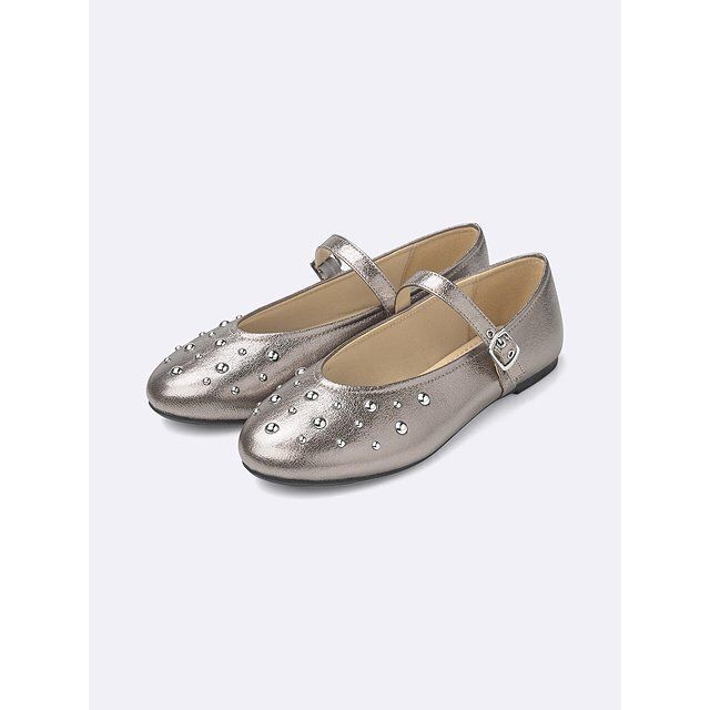 GUのスタッズメリージェーンシューズ