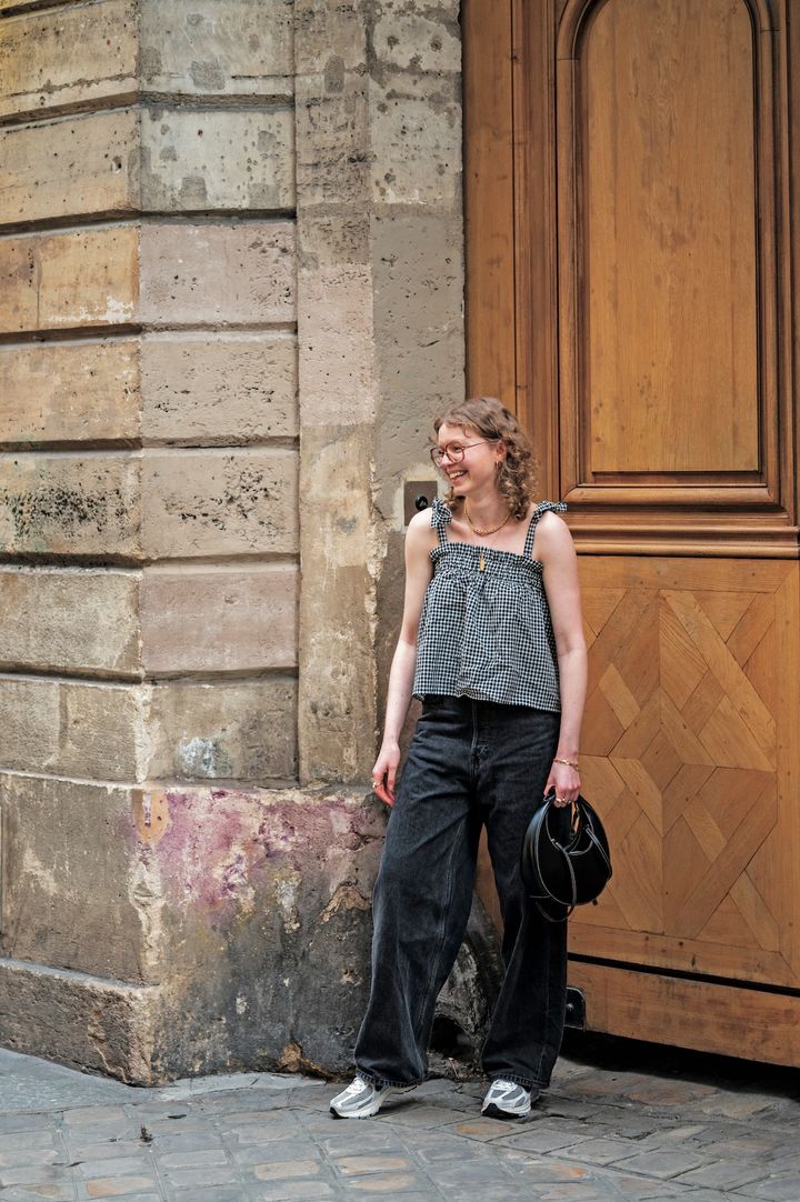 夏らしくて超かわいい！王道のギンガムチェックのチュニックコーデ