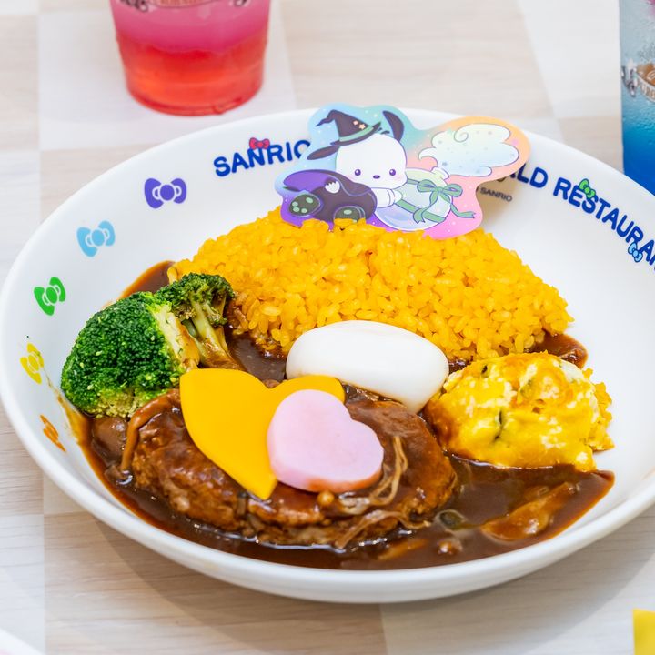 ポチャッコのとろたま★チーズハンバーグプレート