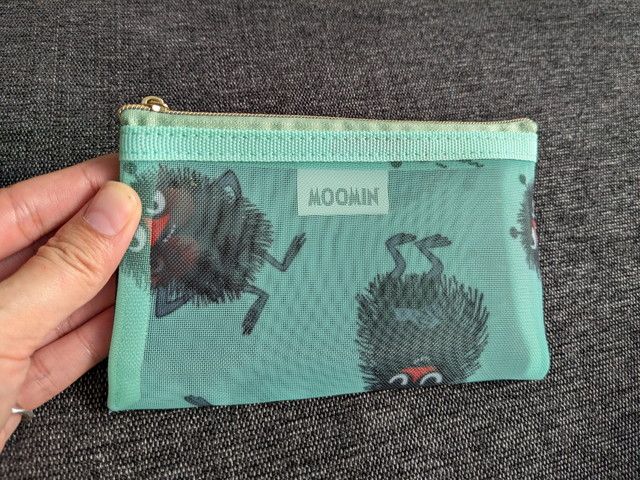 小サイズ：グリーンのスティンキーデザイン（リップや目薬など小物向け）