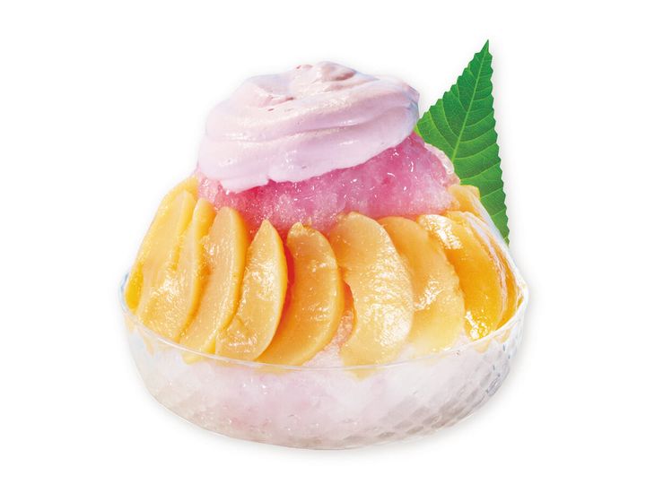 とろける白桃氷