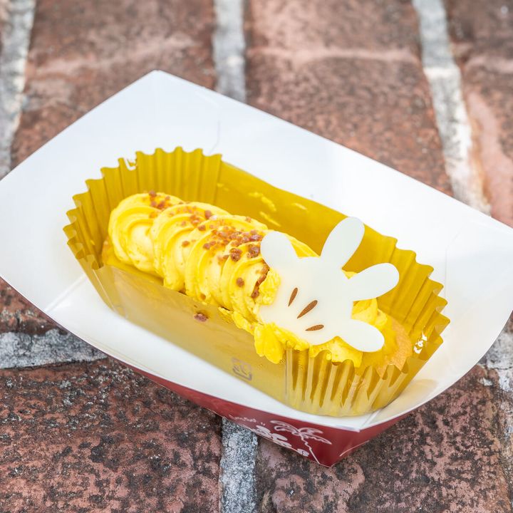 東京ディズニーリゾート“ディズニー・ハロウィーン2025”さつまいものケーキ、スーベニアプレート付き3