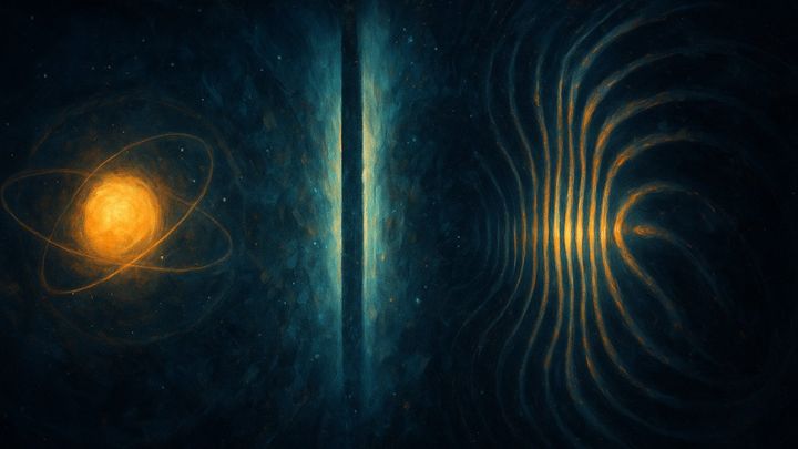 スリットの代りを「1個の原子」に任せる究極の簡素化