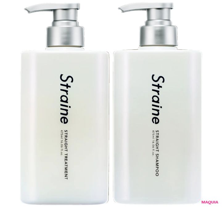 マキア ヘアケア おすすめ ストレイン ストレートシャンプー トリートメント ホワイトブロッサムの香り