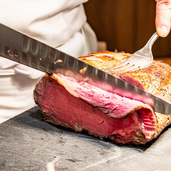「伝統のローストビーフ」