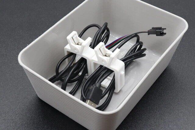 ダイソー 連結できるコードクリップ（ワイド、2個）