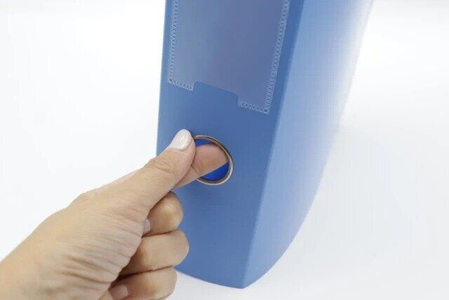 ファイルケース（折畳み、A4、ブルー、黒）3