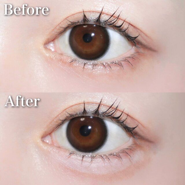 涙袋メイク ビフォー アフター