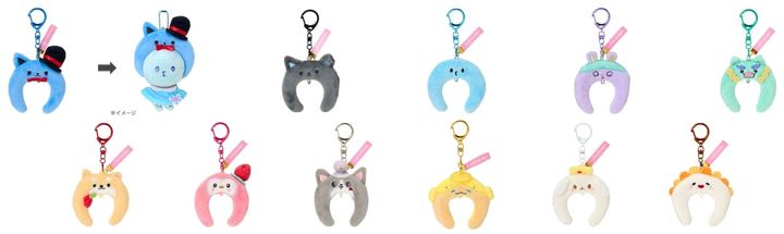 ミニカチューシャキーホルダー