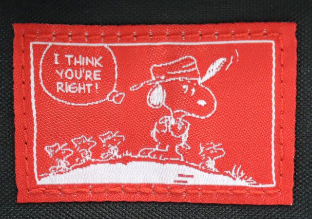 宝島社リンネル10月号付録のスヌーピーとコールマンのメッセンジャーバッグ3