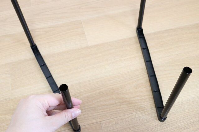 2段ワイド収納ラック 差し込み