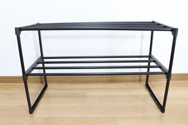 2段ワイド収納ラック 完成