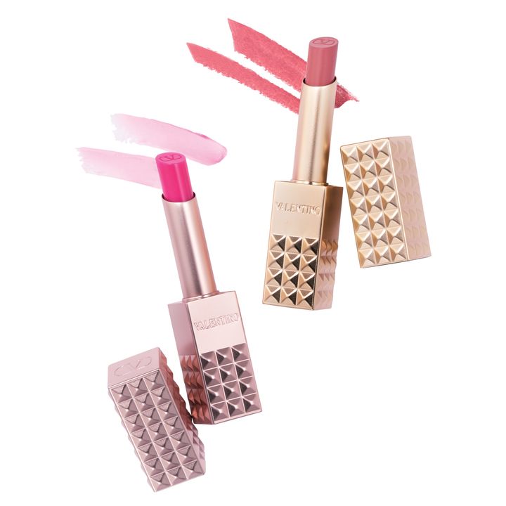 左：スパイク ヴァレンティノ リップバーム 302R, 右：スパイク ヴァレンティノ 105A