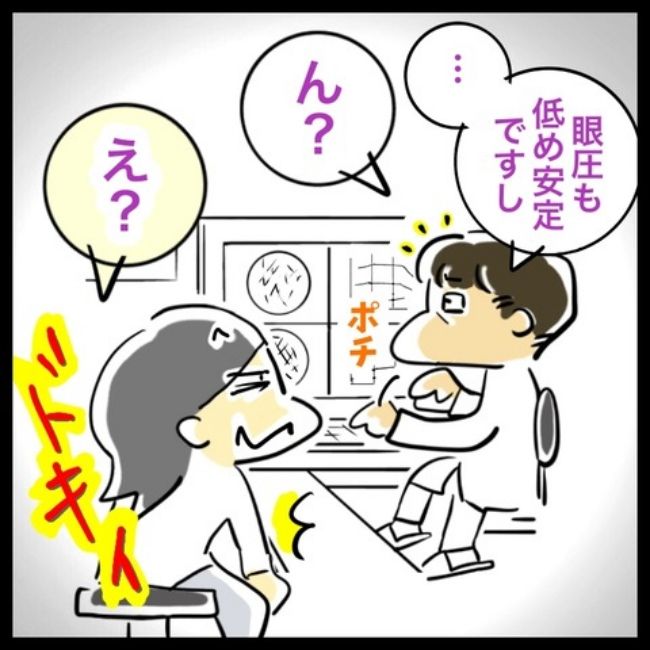 緑内障ダイアリー／へそ