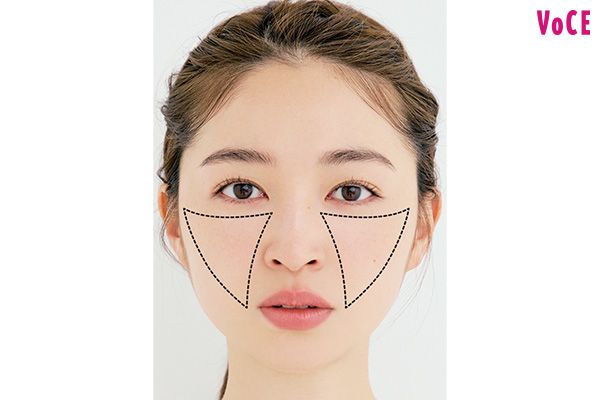 トーンアップ下地で立体感の下地づくり