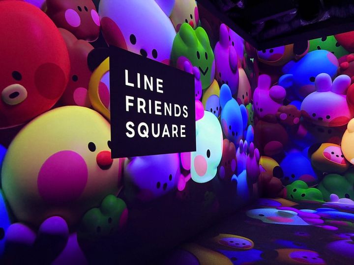 LINE FRIENDS SQUARE SHIBUYA 地下1階 メディアゾーン