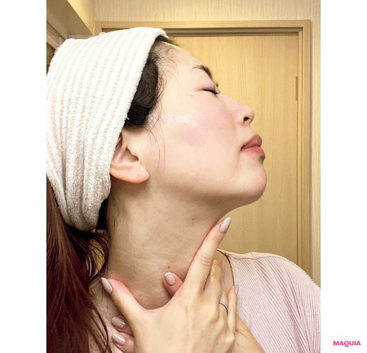 マキア 毛穴ケア おすすめ スキンケア 首 デコルテ マッサージ