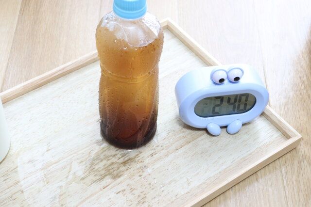 真空2重ペットボトルホルダー 約3間経過