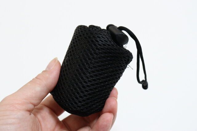 ダイソーのステンレスコップの収納ポーチ