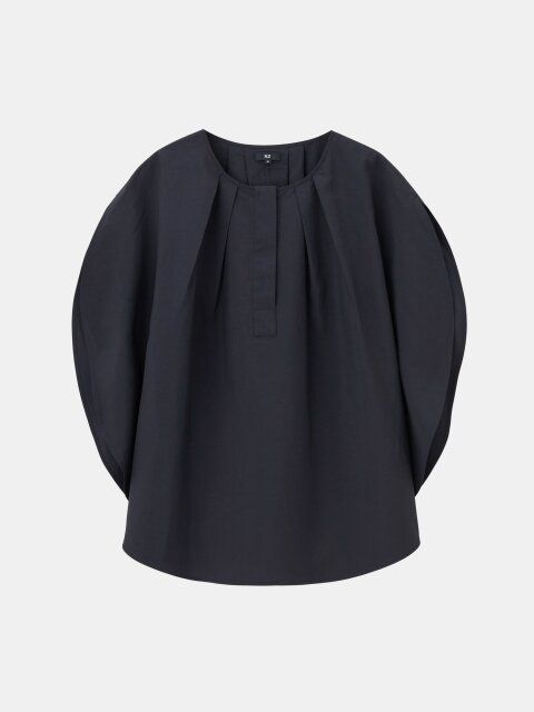 2025plst値下げタイプライターサークルブラウス