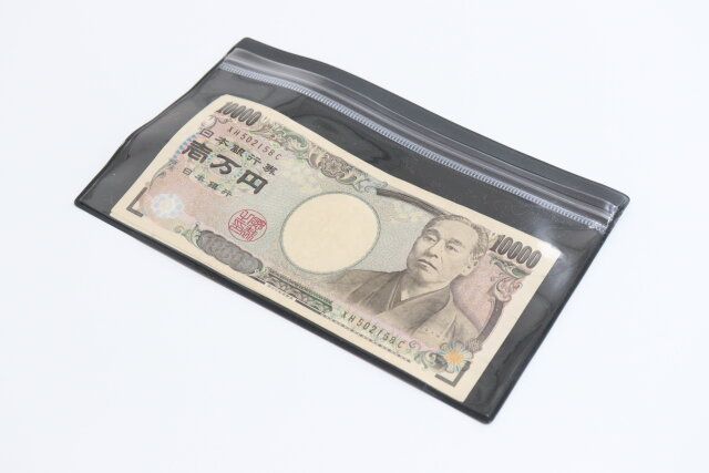 片面クリアケース お金収納