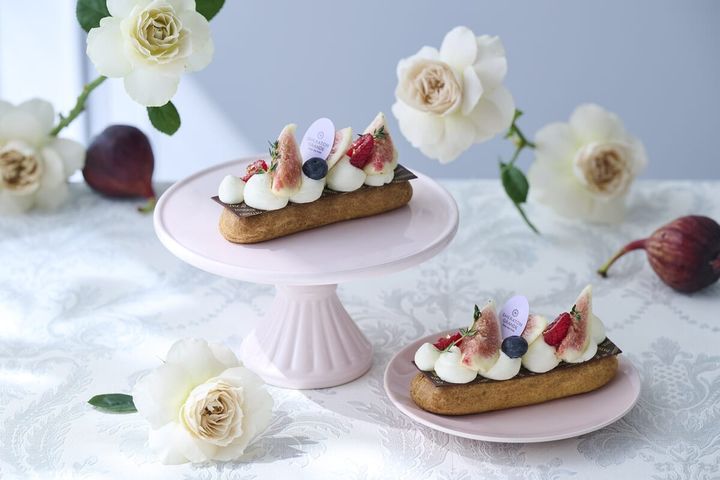 いちじくと紅茶のエクレア