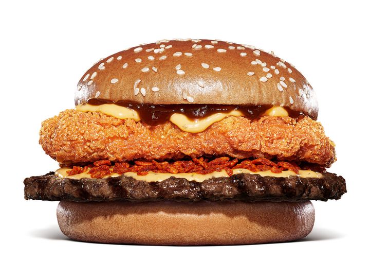 チキン＆ビーフ ビッグマウスインフェルノバーガー