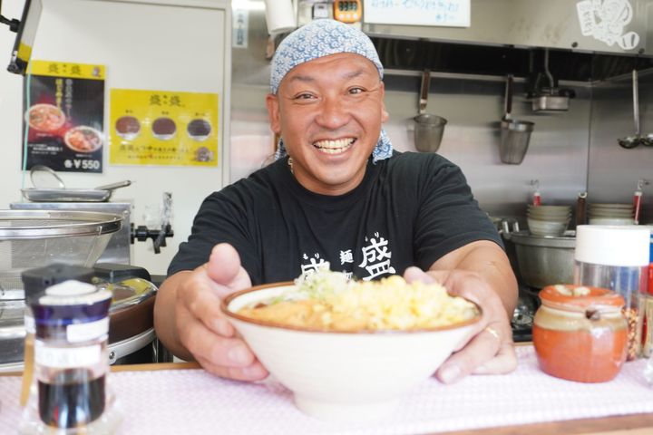 「麺処 盛盛」店主の島田聡さん