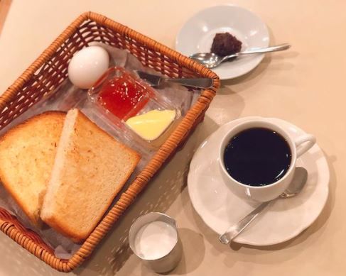 モーニングセット 550円