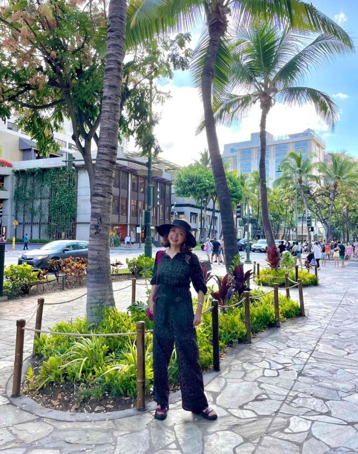 「H&M」のカットソー＆パンツ