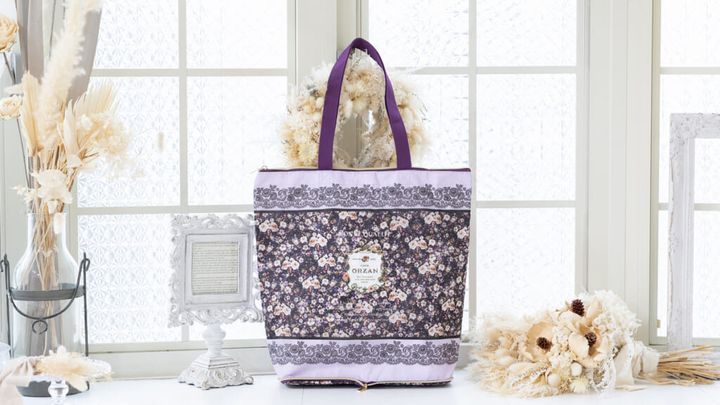 CAFE OHZAN「保冷バッグ (パープル)」