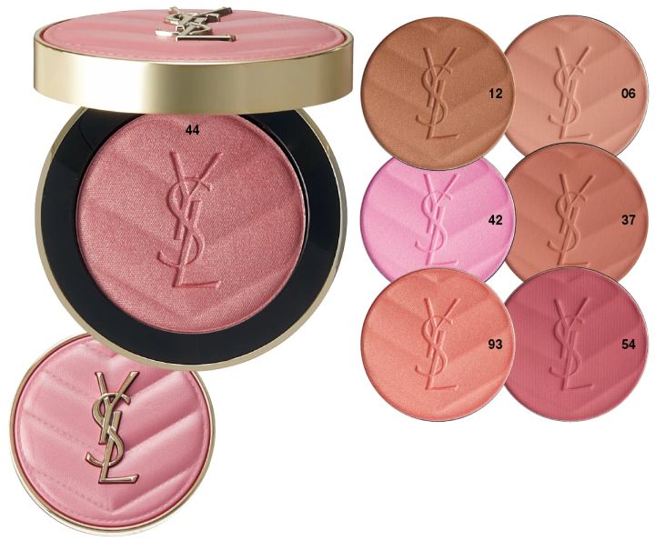 YSL メイクミーブラッシュ パウダーのカラーラインナップ