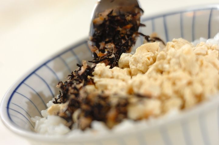 豆腐のそぼろ丼の作り方4