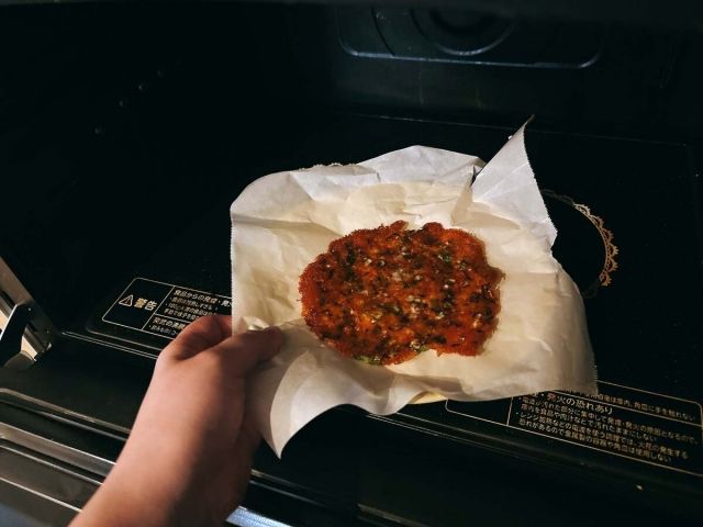 オクラのパリパリチーズ焼き