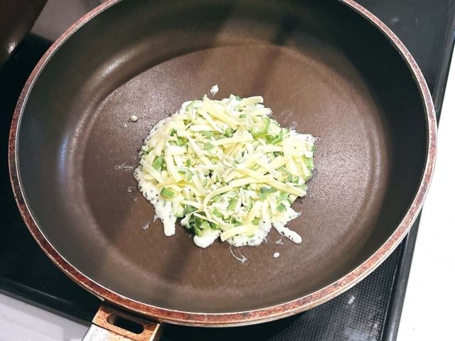 オクラのパリパリチーズ焼き