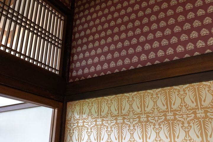 「荻外荘」の「食堂」