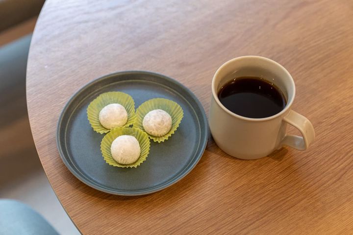 スイーツセット「スノーボール」1000円