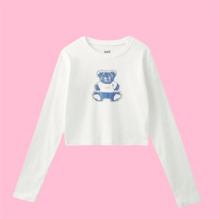 【8月下旬発売】エックスガールのクマぬいTシャツ♡