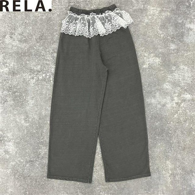 しまむらのウエストレーススウェットパンツ