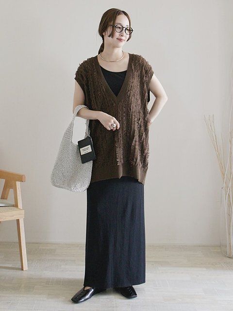 黒スカートコーデ5