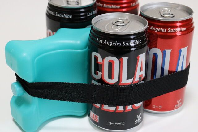 ダイソー 缶ドリンク用保冷剤（約600g） 使用例