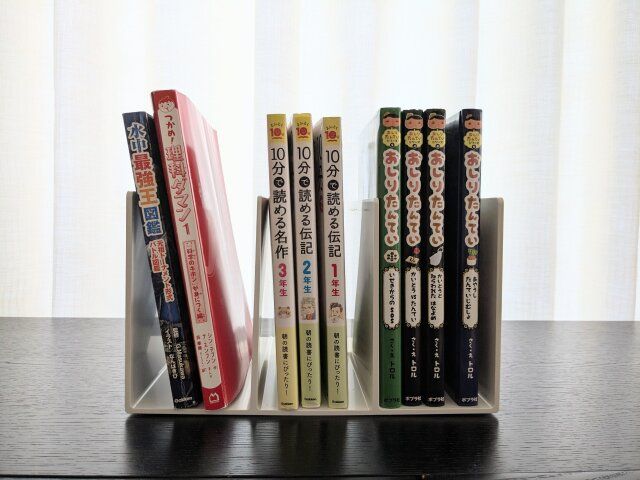 無印良品 スチロール仕切りスタンド 本を立てる