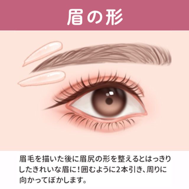 眉の形