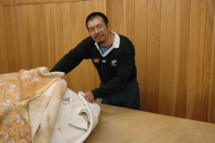 麹造りに試行錯誤していた31歳の永山さん