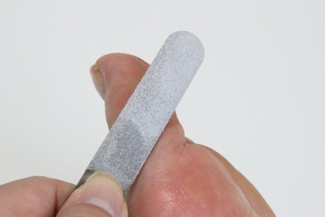 セリア ポイント用ソフト角質やすり 使用例 ポイント使い