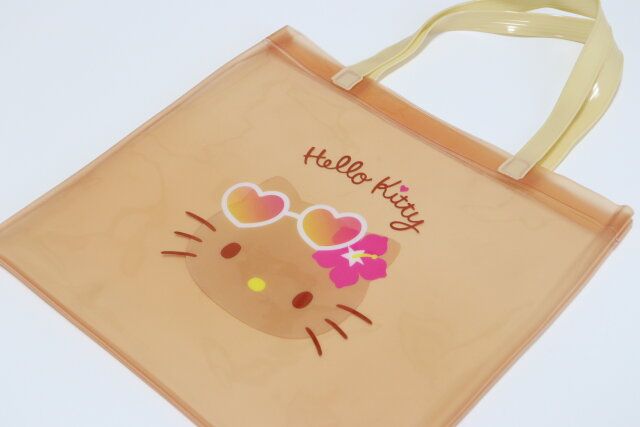 ダイソー ハローキティ PVCトートバッグ デザイン